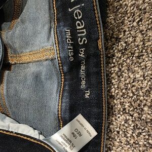 Maurices Mid-Rise Jeans - Black and Blue